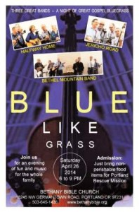 Blue Like Grass website ad