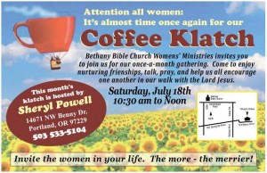 July 2015 Coffee Klatch FB poster